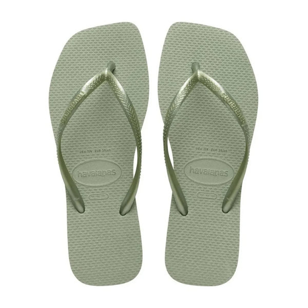 Sandália Havaianas Slim Square Smoke Green 35/36